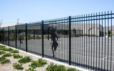 Montage Welded Commercial Ornamental Steel Fence